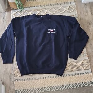 Bourbon Street New Orleans Navy Blue Crewneck Sweater